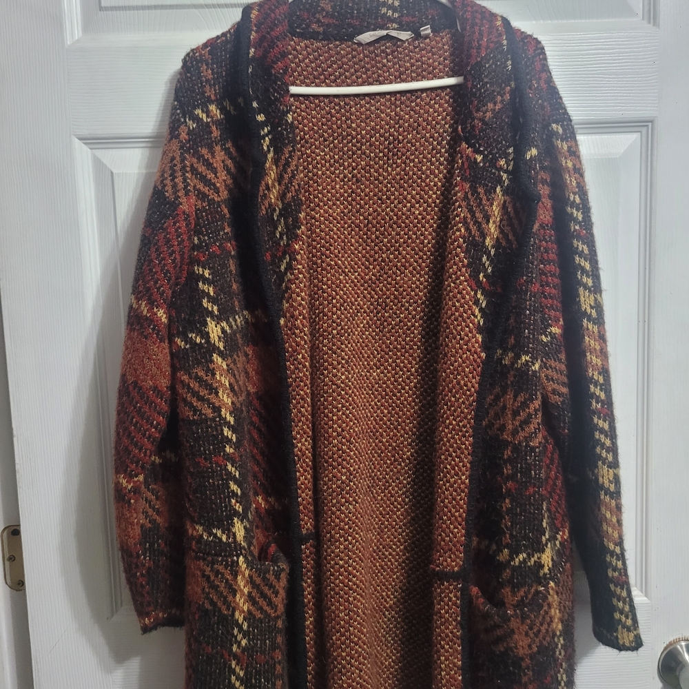 Soft Surroundings Multicolor Knit Cardigan